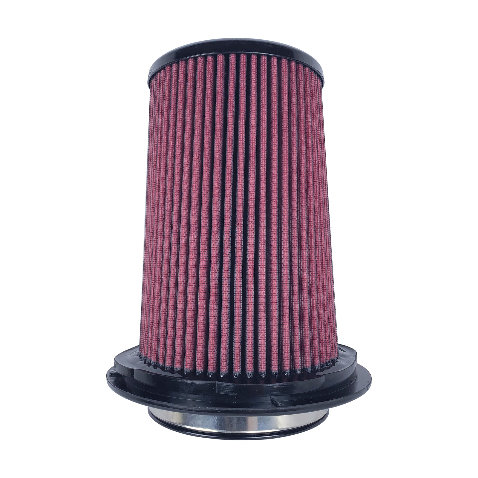 Injen 8-Layer Oiled Cotton Gauze Air Filter 5in Flange ID 8in Base/ 7.9in Height/ 5.3in Inertia Top - X-1116-BR