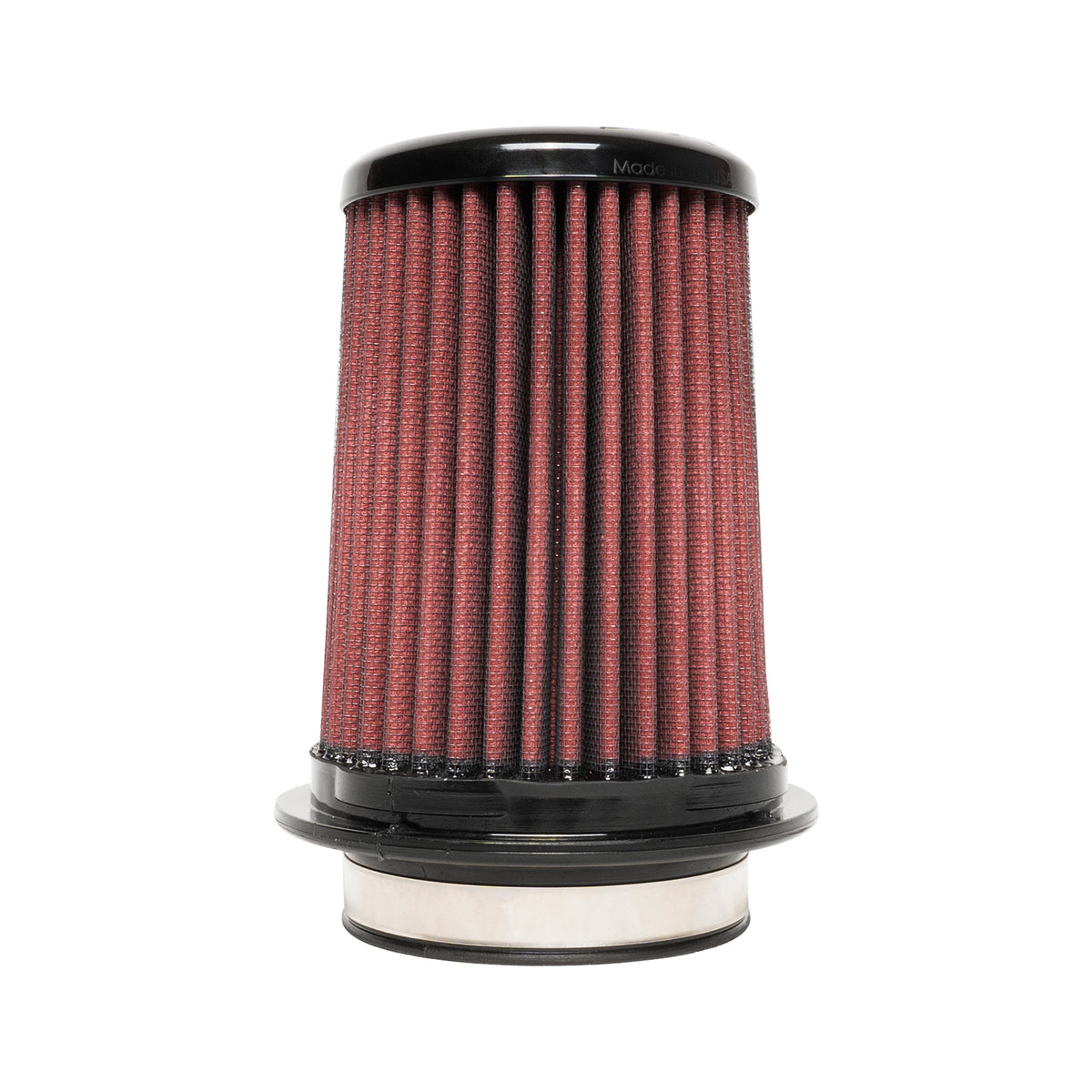 Injen 8-Layer Oiled Cotton Gauze Air Filter w/ Twist Lock - 3.5in ID / 5.5in Base / 6.3in H - X-1135-BR
