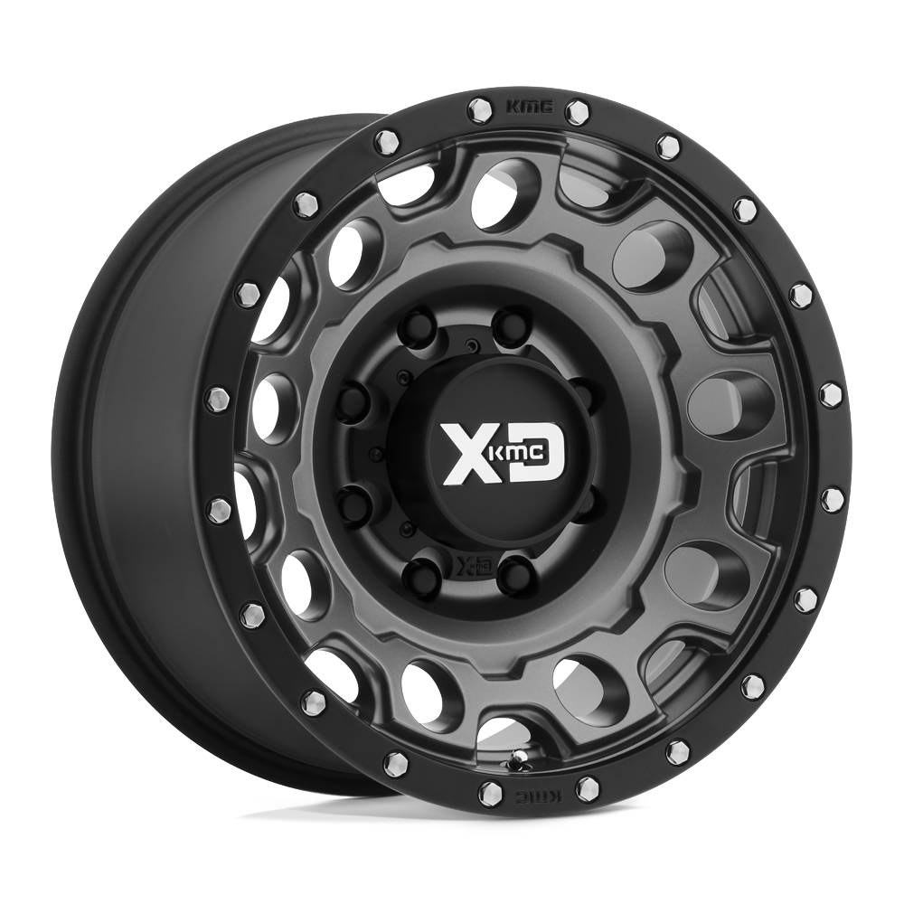 XD - XD129 18X9 6X5.5 M-gry Blk-ring +18MM