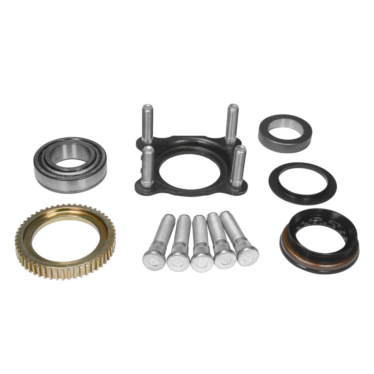 Yukon Chromoly Rear Axle Kit Dana 44 Narrow Track w/E-Locker Left Hand 31.56in Long - YA WD44JLRUB-L-SBK