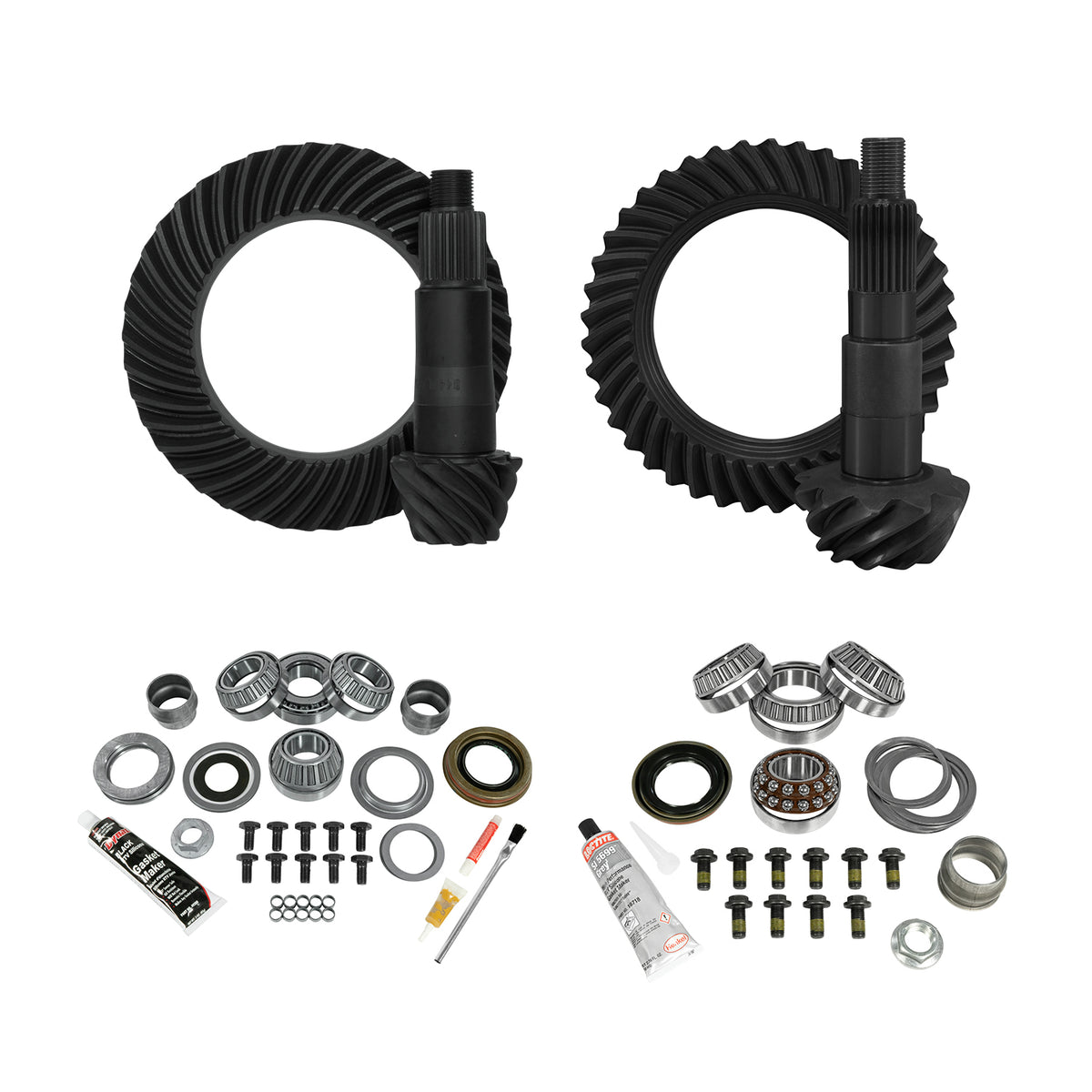 Yukon Complete Gear Package JL Jeep Non-Rubicon D44 Rear & D30 Front w/4:56 Gear Ratio - YGK078