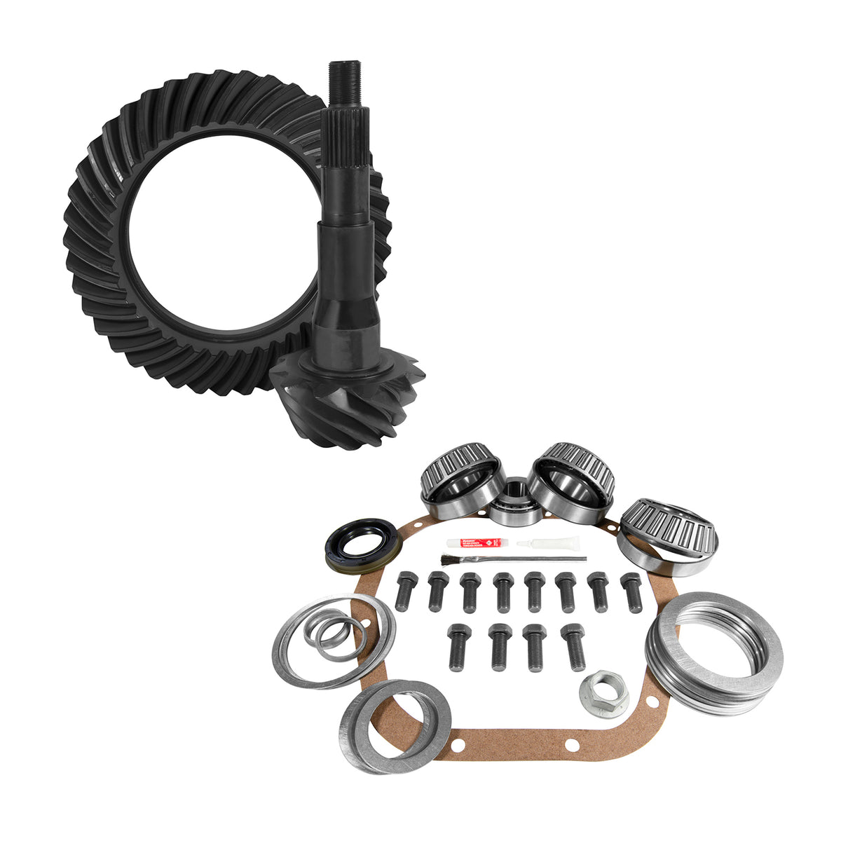 Yukon 10.5in Ford 4.56 Rear Ring & Pinion Install Kit - YGK2134
