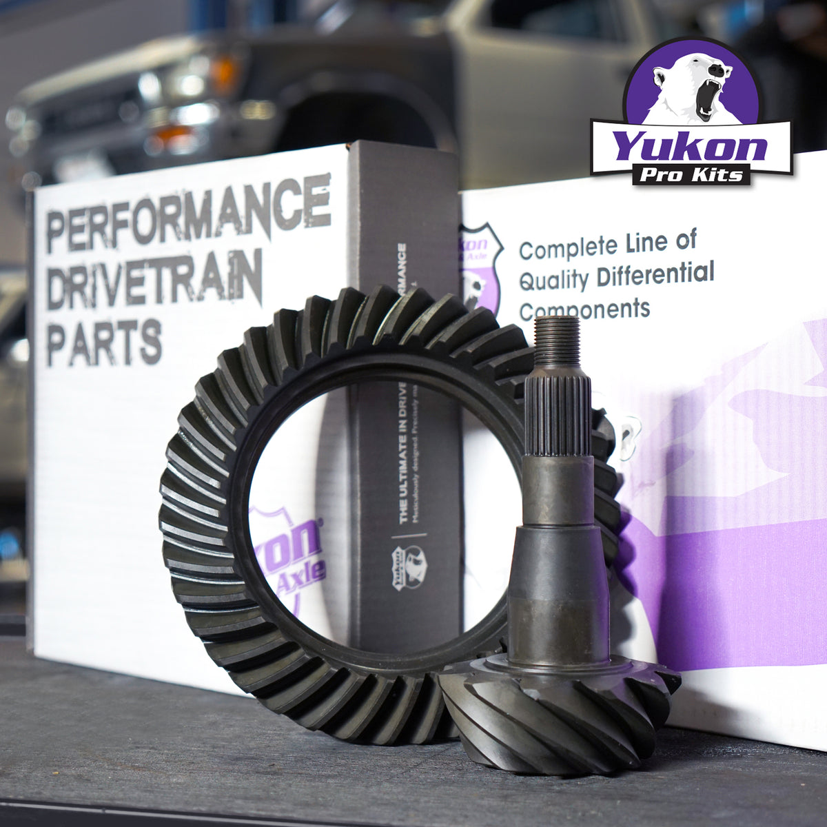 Yukon 10.5in Ford 3.73 Rear Ring & Pinion Install Kit - YGK2135