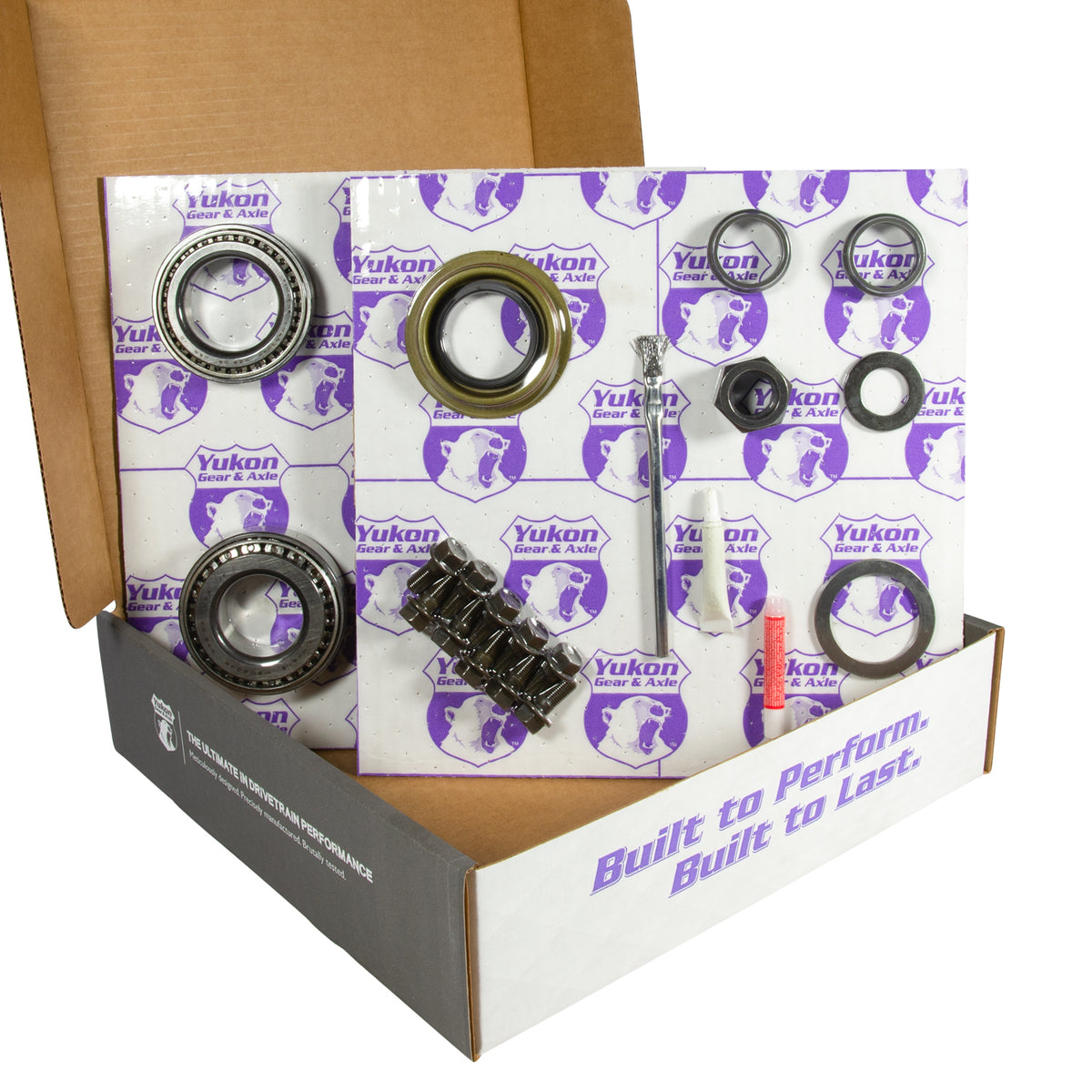 Yukon 8.25in CHY 4.88 Rear Ring & Pinion Install Kit Positraction 1.618in ID Axle Bearings - YGK2198
