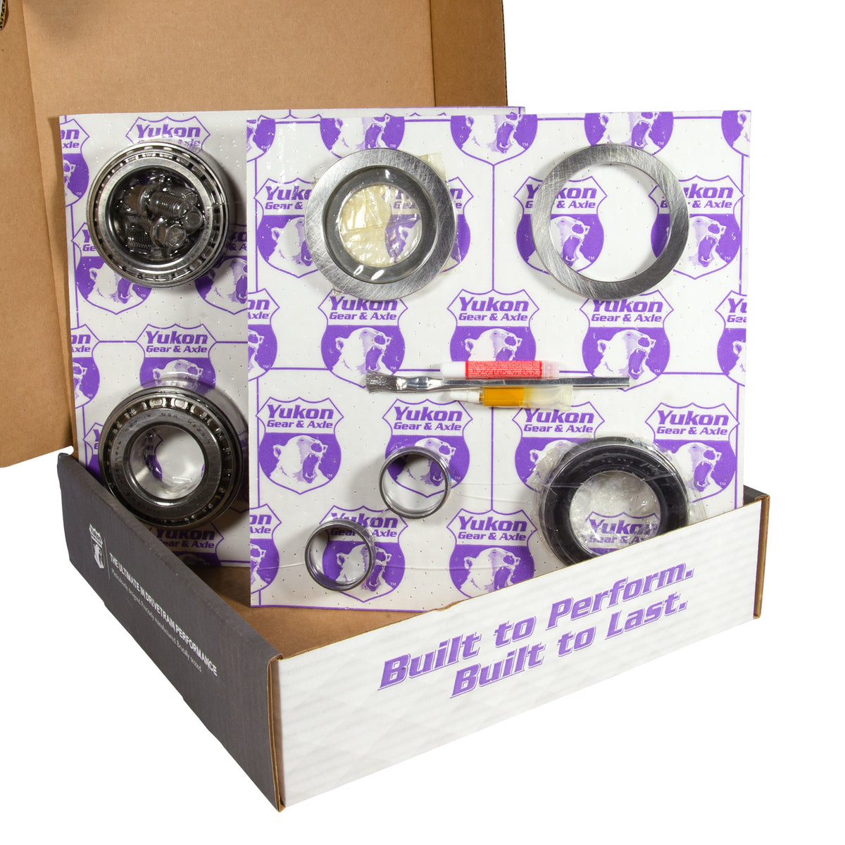 Yukon 9.5in GM 3.73 Rear Ring & Pinion Install Kit 33 Spline Positraction Axle Bearing and Seals - YGK2253