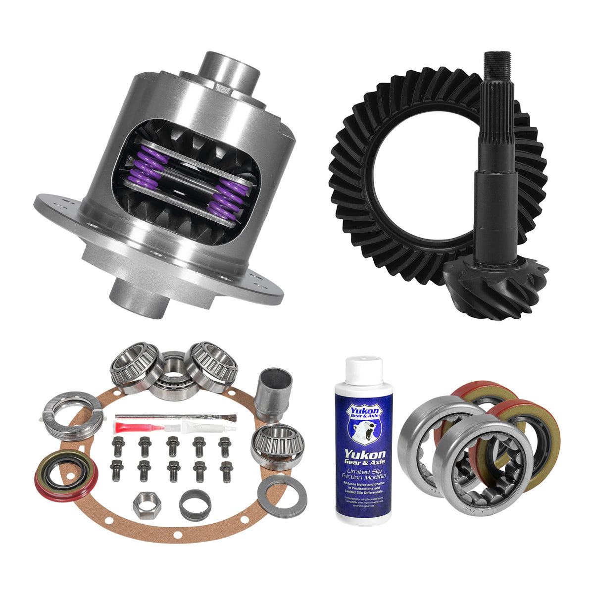 Yukon 70-72 Chevrolet Monte Carlo Limited Slip & Re-Gear Kit - 8.2in 25 Spline 4.11 Ratio - YGK2328