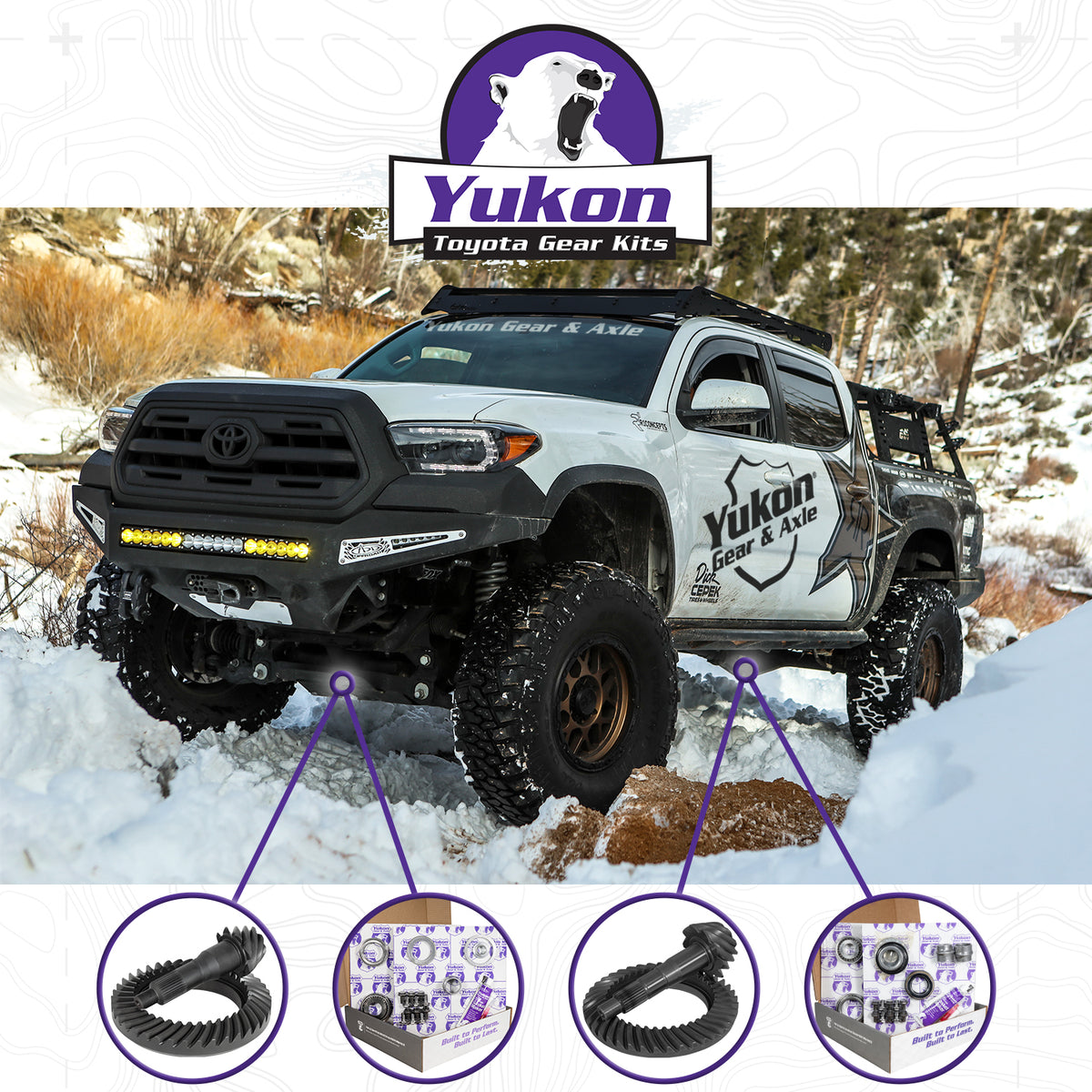 Yukon Gear & Install Kit Package for 91-97 Toyota Land Cruiser w/o Factory Locker 4.88 Ratio - YGKT009-488