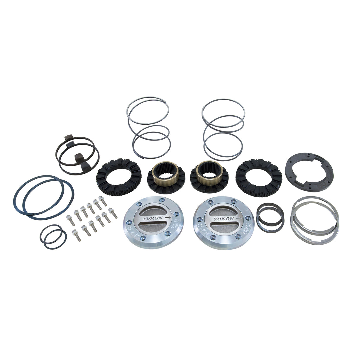 Yukon Hardcore Locking Hub Set for 94-99 Dodge Dana 60 w/Spin Free Kit - YHC70008