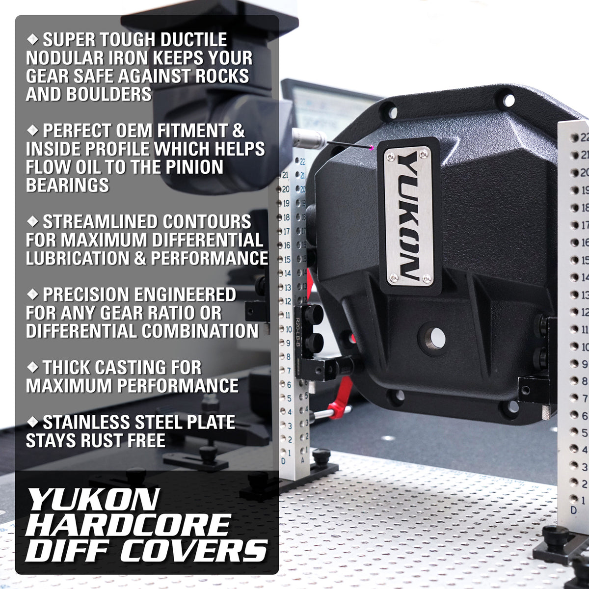 Yukon Hardcore Diff Cover for Dana 80 - YHCC-D80