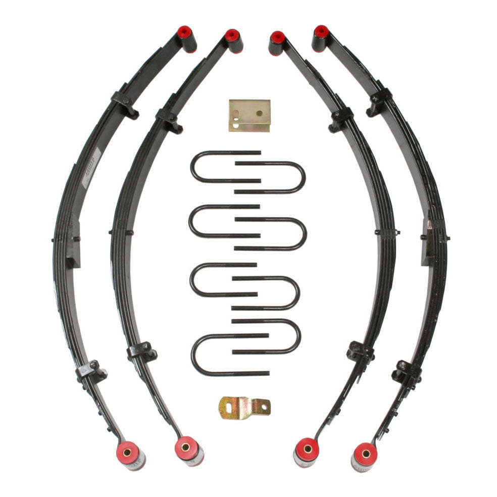 Skyjacker 4"KIT,87-96JEEP YJ W/BLK MA - YJ40K-B