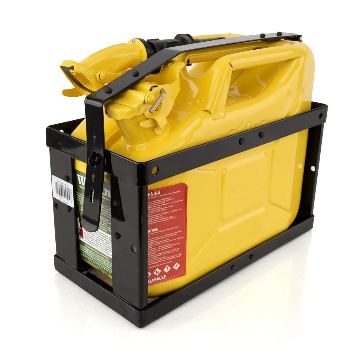 Wavian Yellow 10 litre steel jerry can 3025 — top view