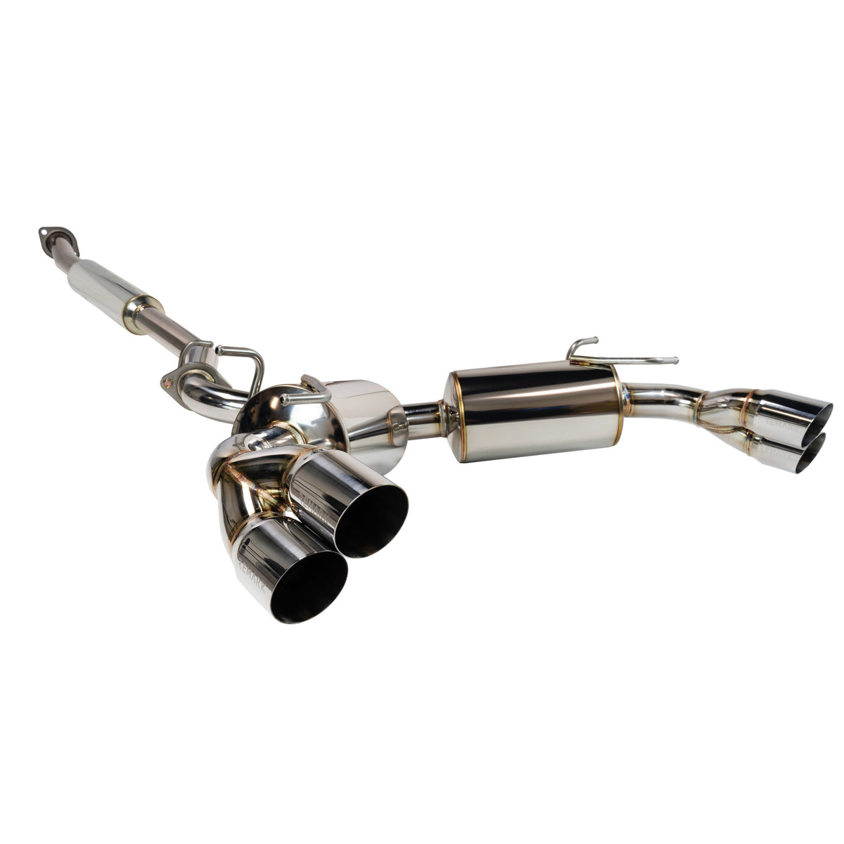 REMARK Sports Touring CatBack Exhaust, Toyota GR86 / Subaru BRZ 2022+, Stainless Steel Tip - RK-C4063T-04