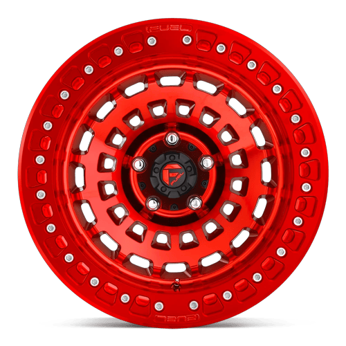 Fuel Off-Road Aluminum Wheels 17X9 Zephyr Beadlock D100 Candy Red