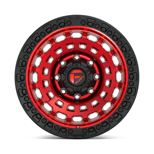 Fuel Off-Road D632 20X9 Candy Red W/ Black Bead Ring 6x139.7 +20mm