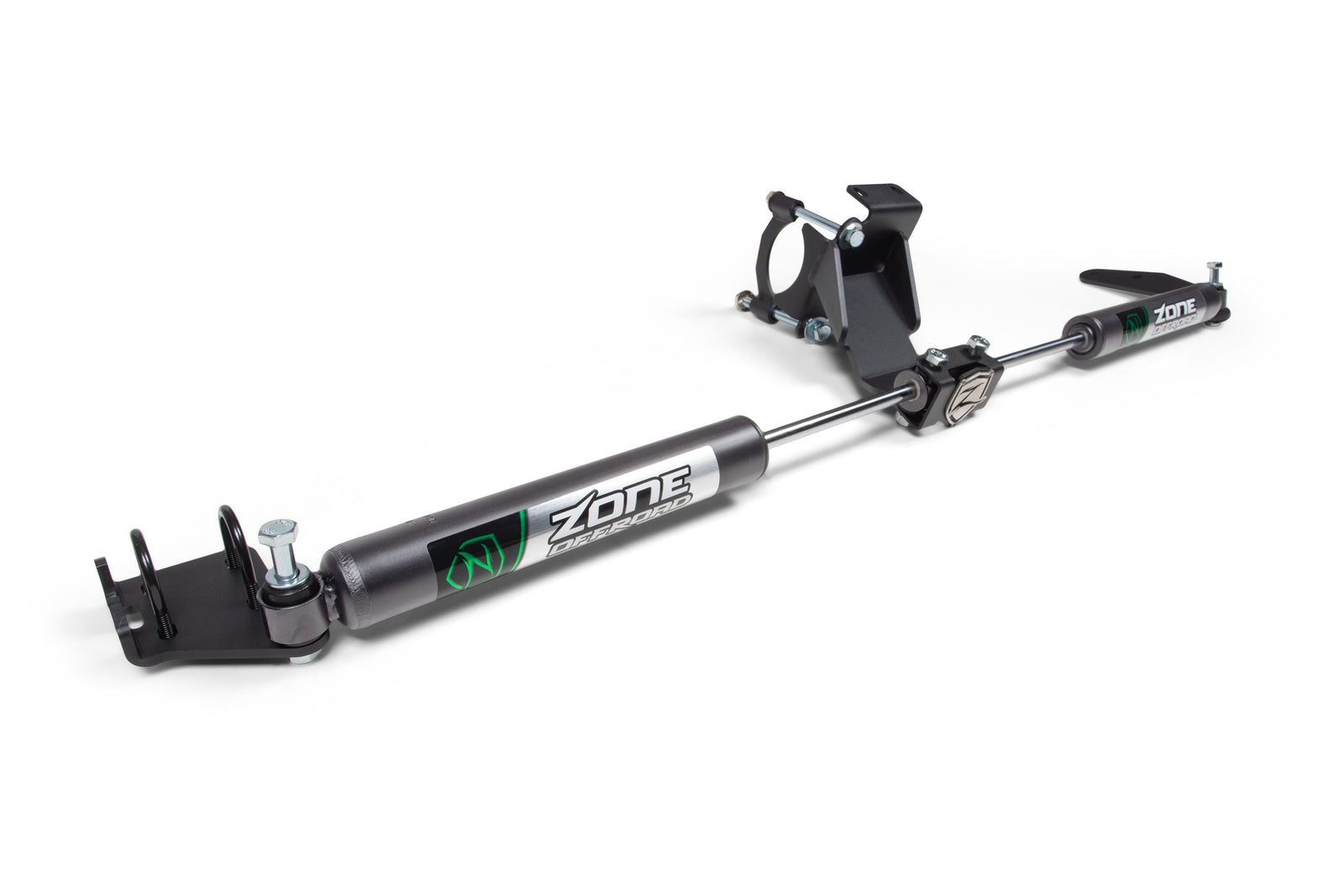 Zone Offroad 14-24 Ram 3500 14-22 Ram 2500 4WD Dual Steering Stabilizer Kit - Nitro Series - ZOND148DN