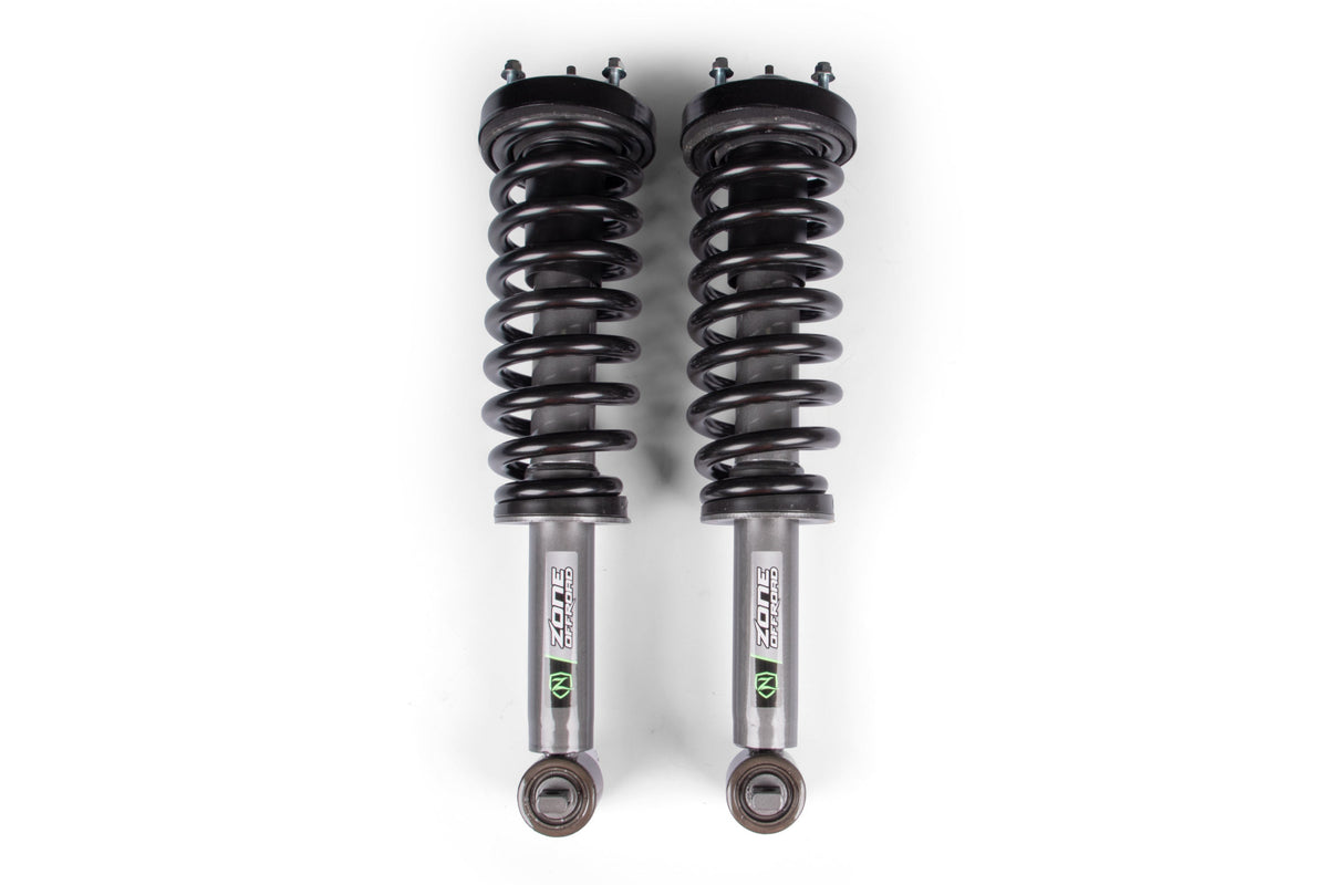Zone Offroad 14-26 Ford F150 4WD 2in Leveling Kit / 0in Rear Lift - Nitro Loaded Struts - ZONF149LN