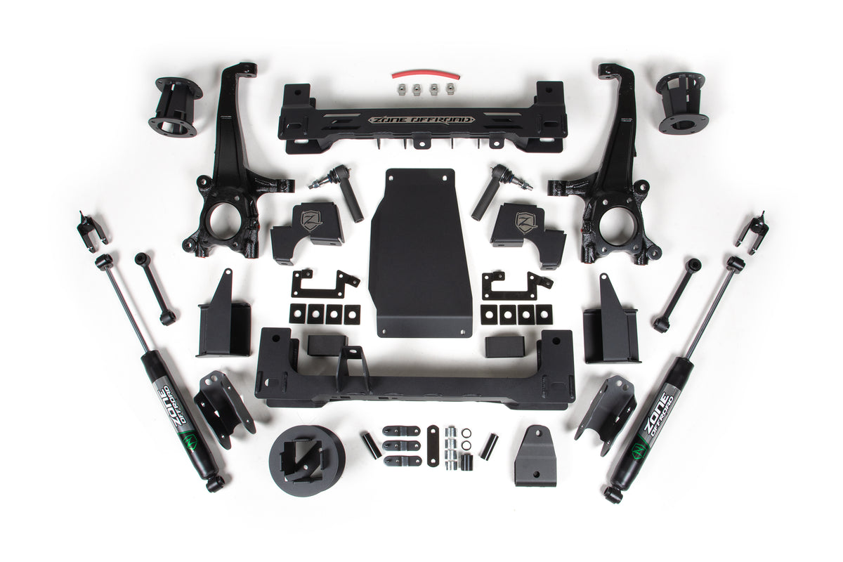Zone Offroad 22-26 Toyota Tundra 6in Lift Kit - Nitro Shocks - ZONT14N