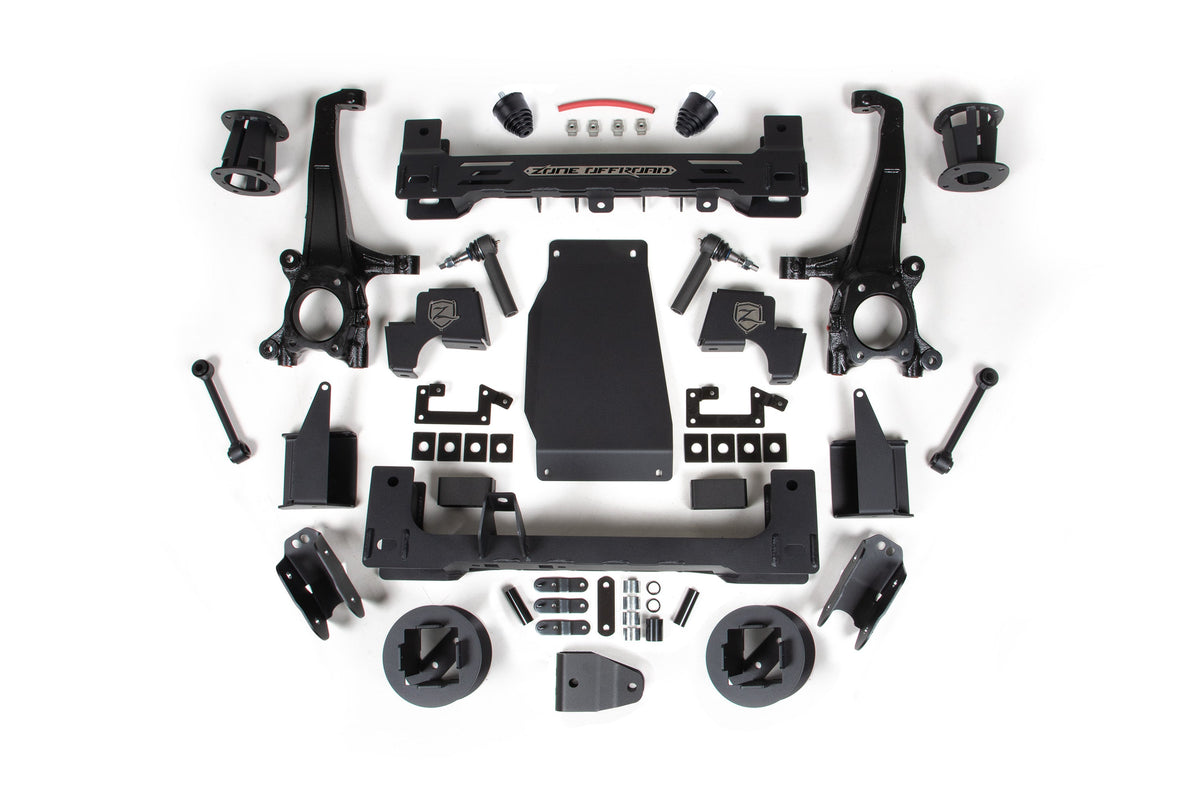 Zone Offroad 22-26 Toyota Tundra 6in Suspension Lift Kit w/ Fox Adventure Series Shocks - ZONT14F