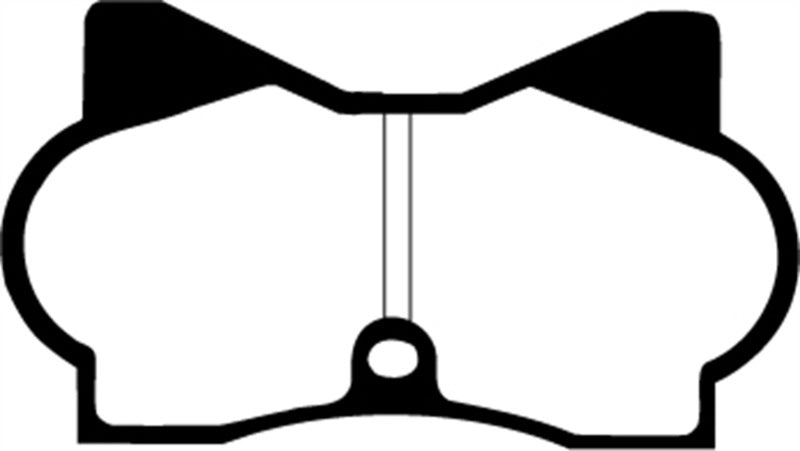 EBC 70-74 De Tomaso Pantera 5.7 Yellowstuff Front Brake Pads - DP4180R