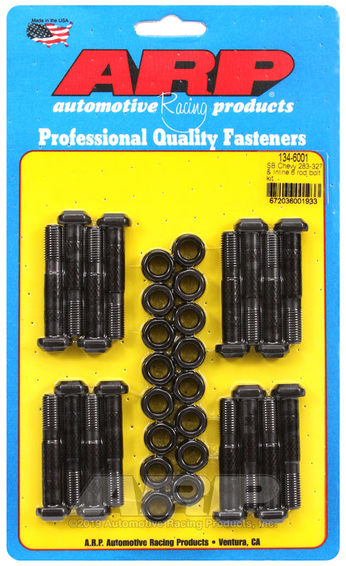 ARP SB Chevy 283-327 &amp; Inline 6 Rod Bolt Kit - 134-6001