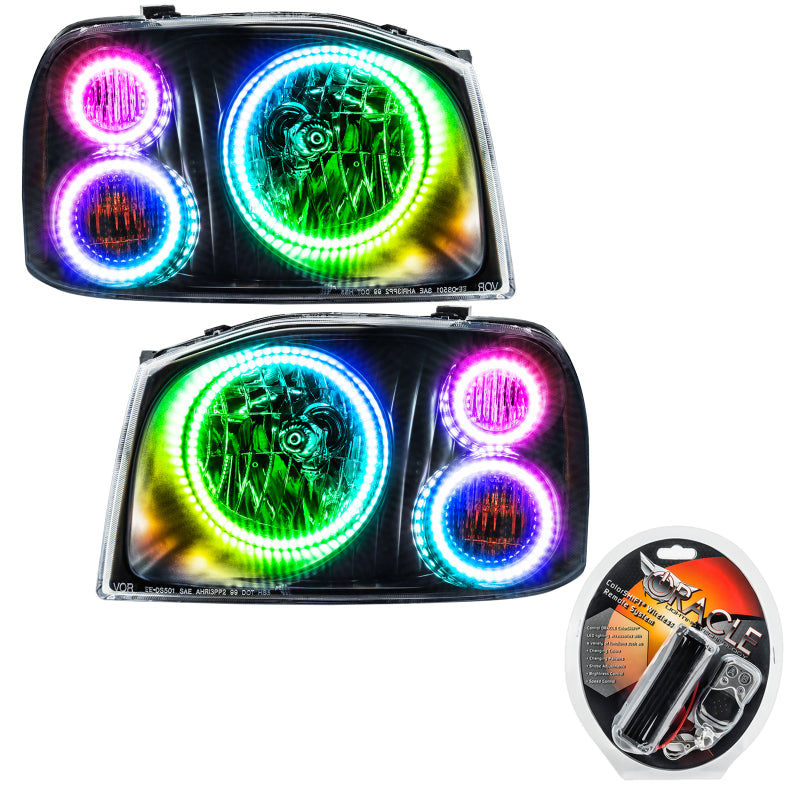 Oracle 01-04 Nissan Frontier SMD HL - Triple Halo - ColorSHIFT SEE WARRANTY - 8905-330