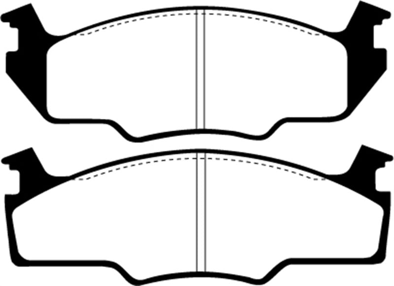 EBC 80-84 Volkswagen Golf 1.6 Greenstuff Front Brake Pads - DP2366