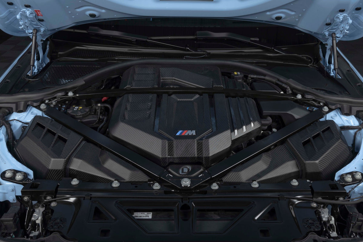 Dinan - Matte Carbon Fiber Engine Cover - 2021-2026 BMW M2/M3/M4 - D590-0005-B