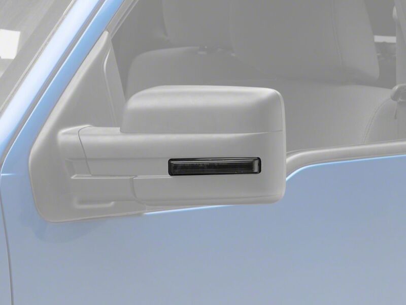 Raxiom 09-14 Ford F-150 V2 White LED Side Marker- Smoked - T600877 - front view
