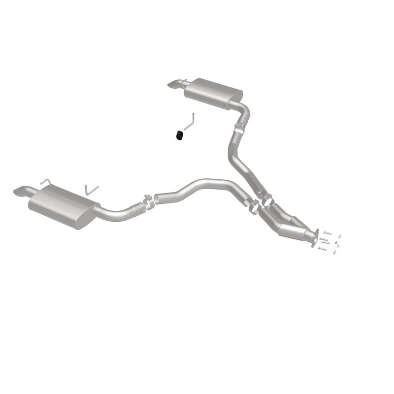 MagnaFlow 75-79 Chevy Corvette V8 5.7L Dual Split Rear Exit Stainless Cat-Back Perf Exhaust - 16710