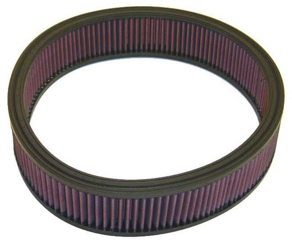 K&N Replacement Air Filter CHRYSLER,DODGE,PLY.,FORD, 1968-89 - E-1530 for 1972-1989 Plymouth Gran Fury - front view