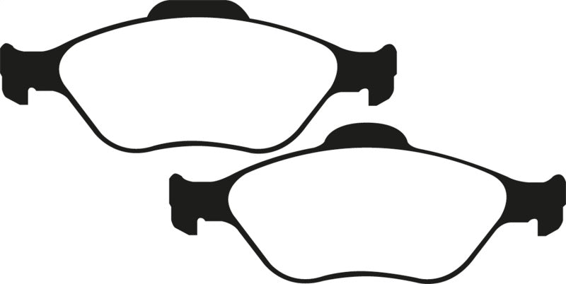 EBC 08+ Lotus 2-Eleven 1.8 Supercharged Greenstuff Front Brake Pads - DP2197/2