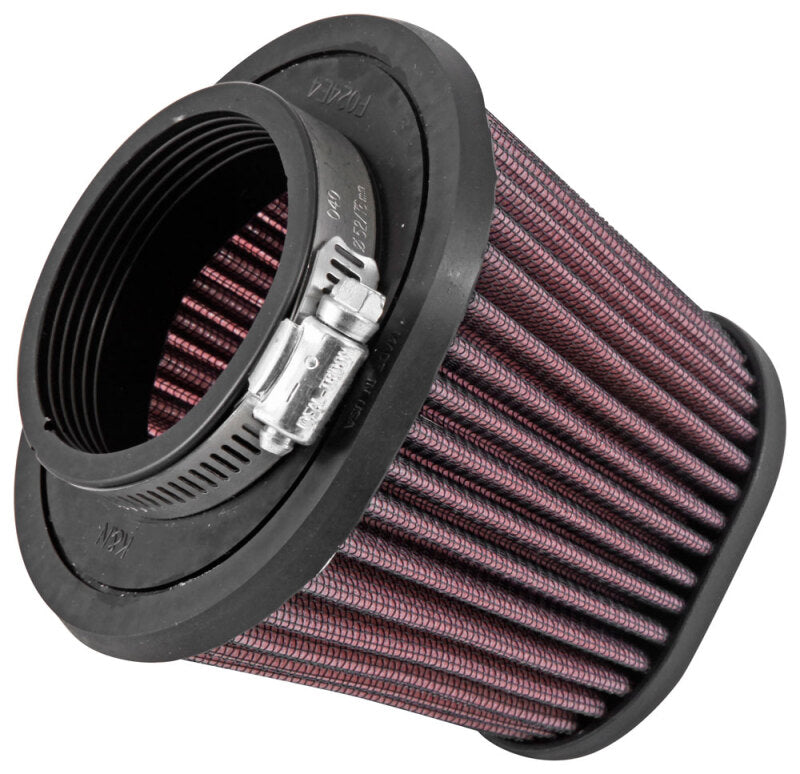 K&amp;N Universal Clamp-On Air Filter (2-7/16in FLG - 4-1/2x3-3/4in B - 3x2in T - 4in H) - RE-0961
