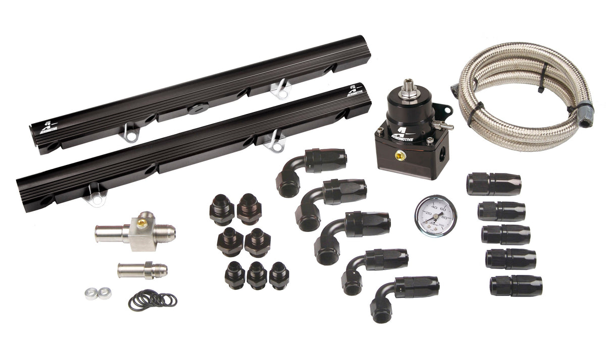 Aeromotive 5.0 Liter Ford Street Billet Fuel Rail System (Ford 5.0 86-98) 5/8in I.D. - 14102