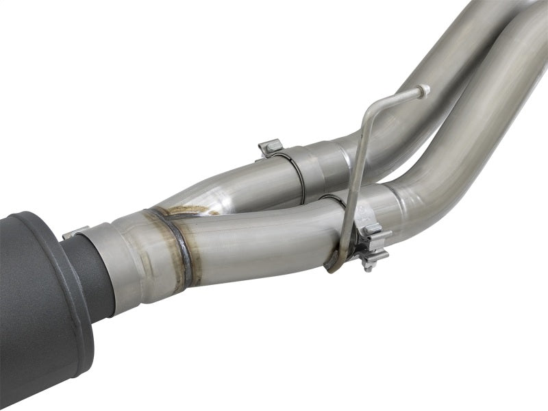 aFe MACH Force-Xp 3in to 3-1/2in 304 SS Cat-Back Exhaust w/Black Tip 17-18 Ford F-150 Raptor V6 3.5L - 49-33094-B