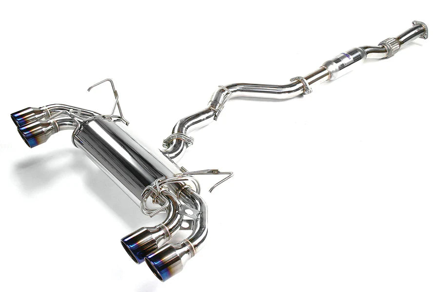 Invidia 08-11 STi Hatch / 11 WRX Hatch Dual Q300 Titanium Tip Cat-back Exhaust - HS08STIG3T