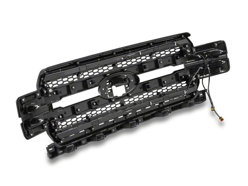 Raxiom 18-20 Ford F-150 CXR Series LED Upper Replacement Grille with White DRL- Black - T596987 - close-up view 4