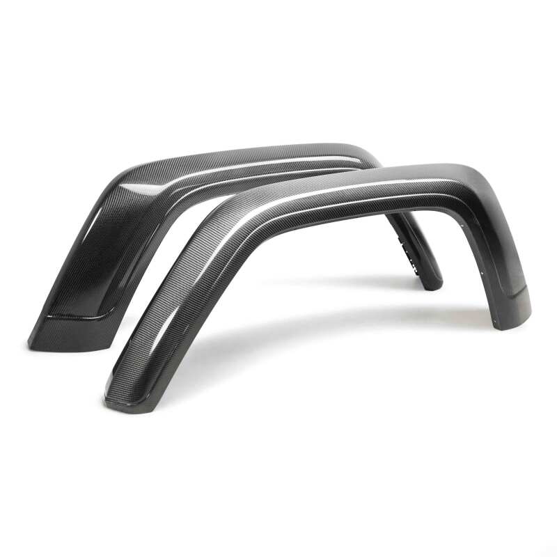 Anderson Composites 20-23 Jeep Gladiator (JT) Carbon Fiber Rear Fender Flares (Pair) - AC-FLR19JPJT-R