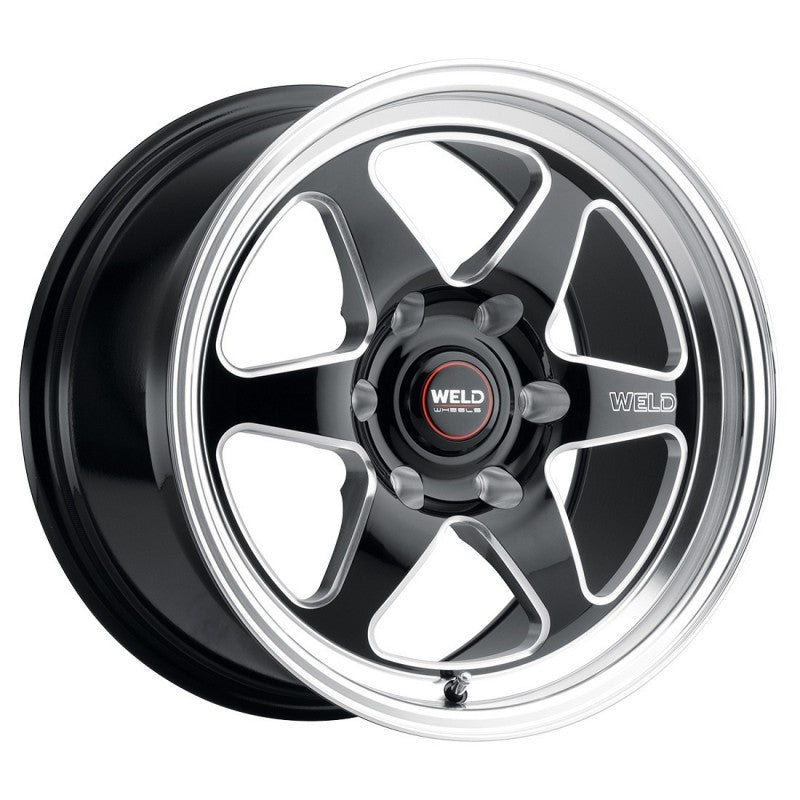 Weld S156 20x7 Ventura 6 Drag 6x139.7 ET13 BS4.50 Gloss BLK MIL DIA 106.1 - S15607084P13