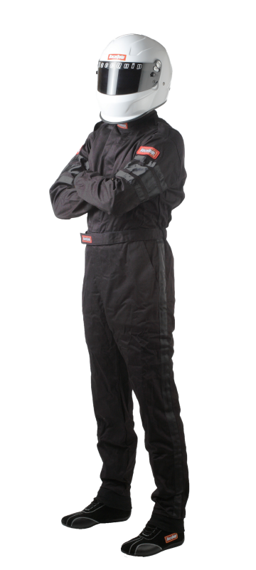 RaceQuip Black SFI-1 1-L Suit - 3XL - 110008RQP