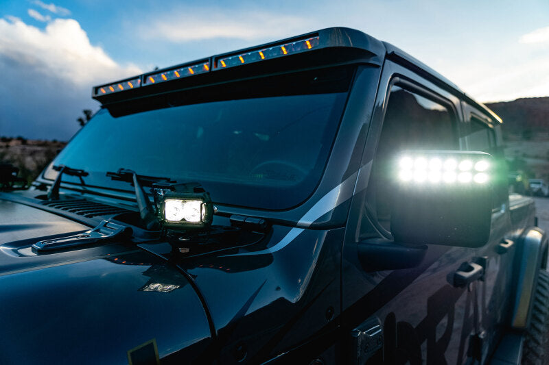 Oracle Jeep Wrangler JL/Gladiator JT Integrated Windhsiled LED Light Bar System - 5917-023