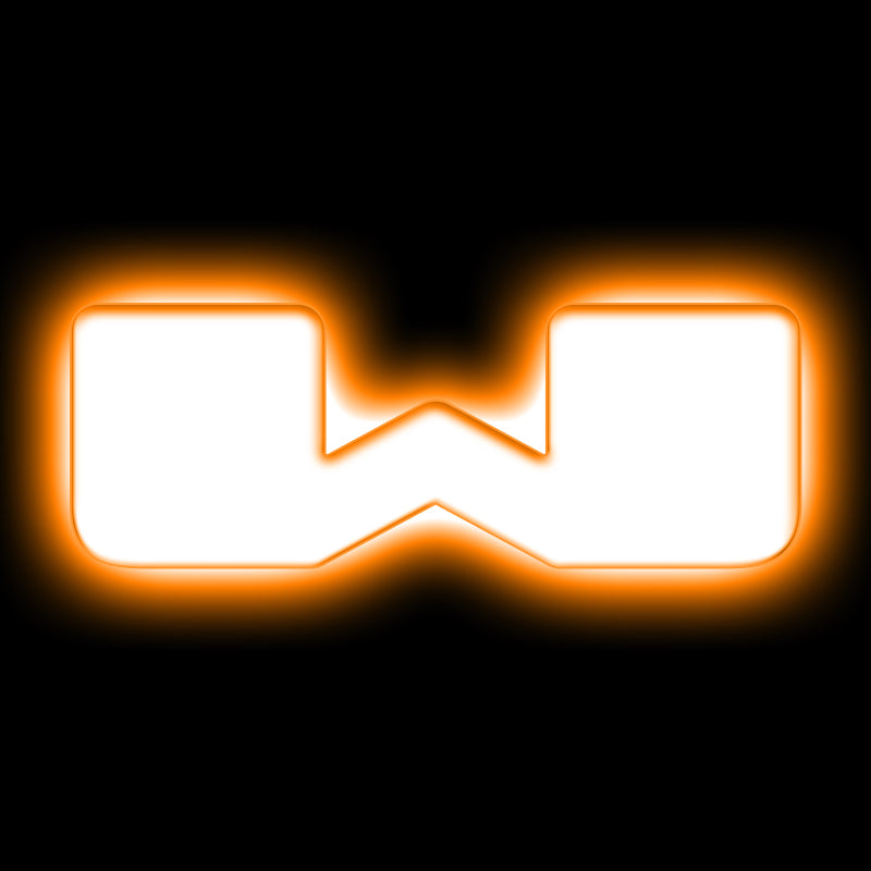 ORACLE Lighting Universal Illuminated LED Letter Badges - Matte Wht Surface Finish - W SEE WARRANTY - 3140-W-005