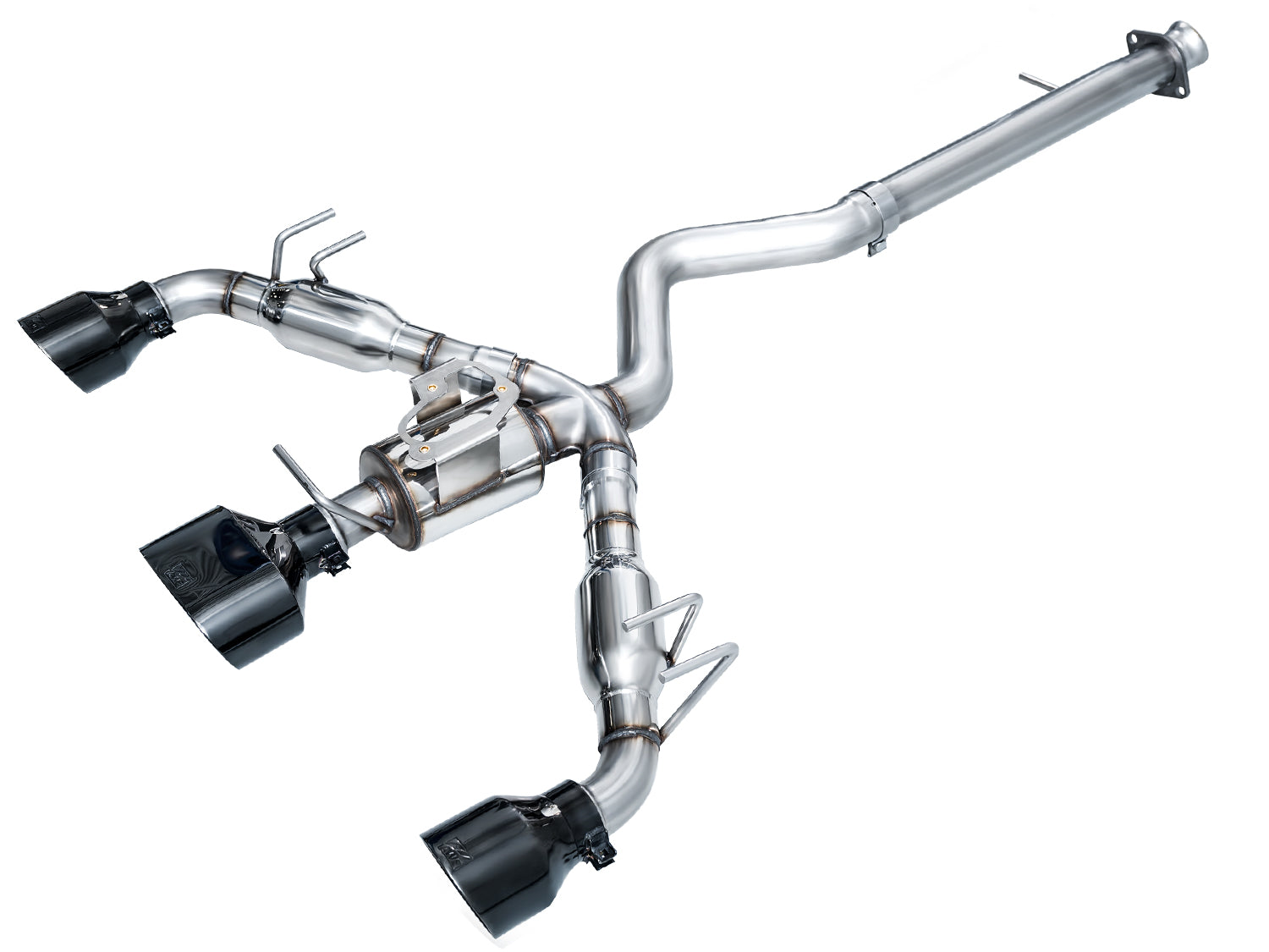 AWE Tuning 2023+ Toyota GR Corolla Track Edition Exhaust - Diamond Black Tips - 3020-53472