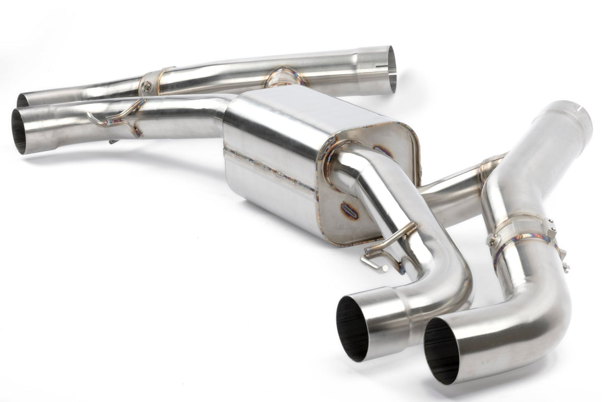 Dinan - Valved Axle-Back Exhaust - 2020-2026 BMW X5M/X6M - D660-0090-BLK