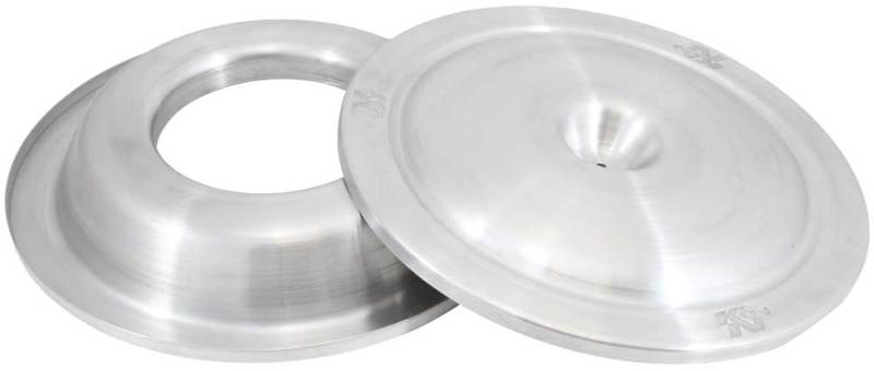 K&N 16in Spun Aluminum Top & Bottom Plate - 85-6852 by K&N Engineering - front view