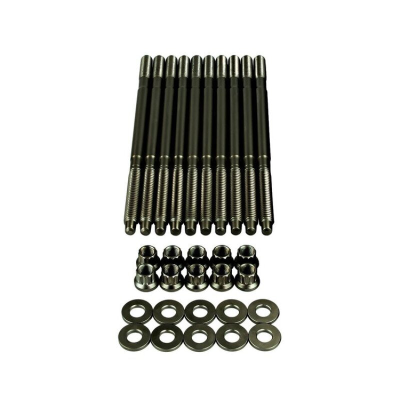 Wagner Tuning Mitsubishi EVO 4G63 OEM Head Stud Set - Burnished - P114011010.BR by Wagner Tuning