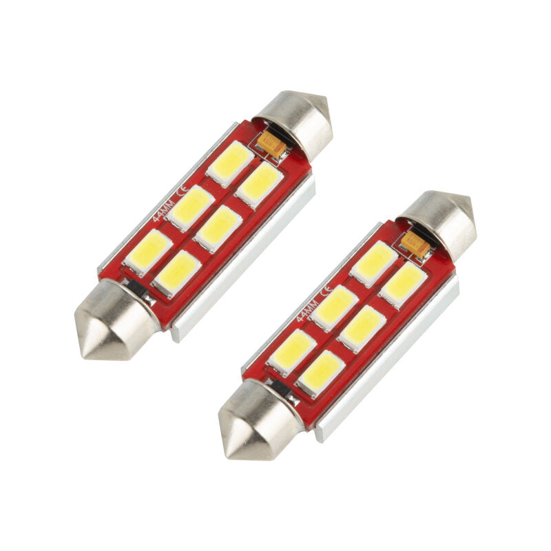Oracle 44MM 6 LED 3-Chip Festoon Bulbs (Pair) - Cool White SEE WARRANTY - 5207-001