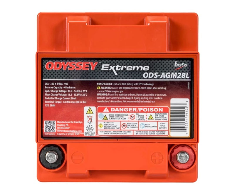 Odyssey Battery Powersport Extreme AGM Battery (PC925) - ODS-AGM28L
