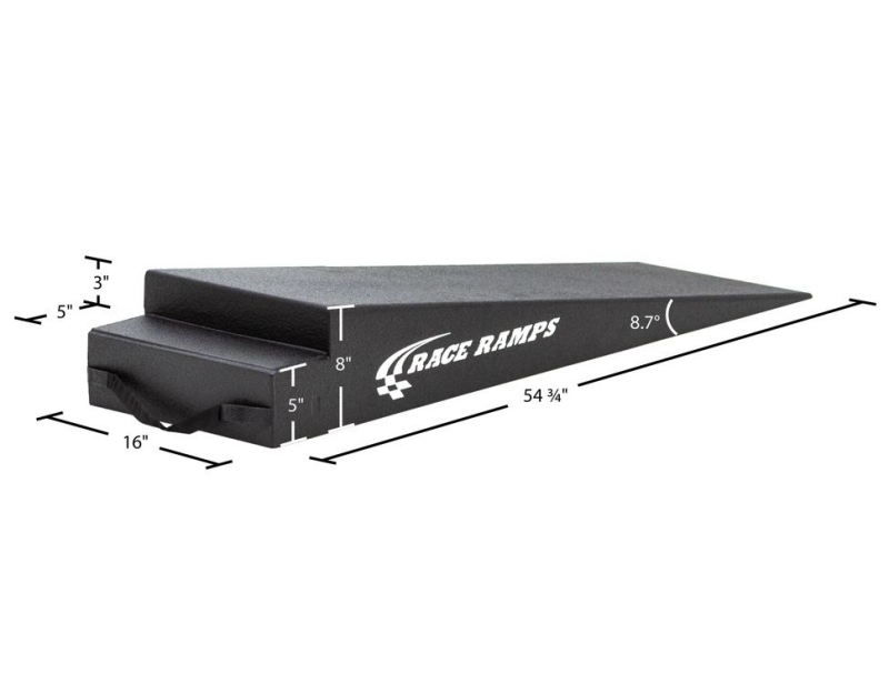 Race Ramps 8in. Trailer Ramps - 8.7 Degree Approach Angle - RR-TR-8