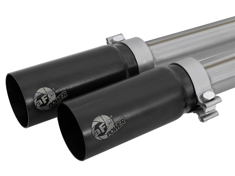 aFe Rebel Series 3in to 2.5in 409 SS Cat-Back Exhaust w/ Black Tips 09-18 GM Silverado/Sierra 5.4L - 49-44098-B