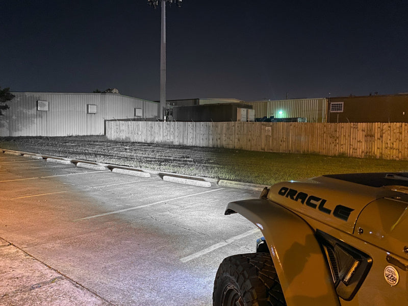 ORACLE Lighting 2019+ Jeep Wrangler JL Skid Plate w/ Integrated LED Emitters - Clear SEE WARRANTY - 5883-001